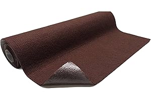 TAPHICEROS Rouleau de Tissu en Feutre Autocollant, Marron, 250cm x 150cm 2mm, Matériau de rembourrage, Vendu au mètre, Tissu de revêtement de garniture intérieure pour L'Artisanat, Auto, DIY