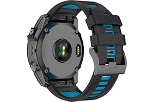 Shecret Armband für Garmin, Quick Fit Sport Armband für Garmin Fenix/Forerunner/MARQ/Approach/Quatix/D2 Series/Descent/Tactix, Silikon Ersatz Uhrenarmband