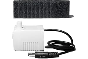 Ulrempart Pompe de rechange compatible avec AG Garden Harvest Bounty Farm Extra Ultra tous les modèles, pompe de rechange modèle #200623, 10 filtres de pompe supplémentaires inclus