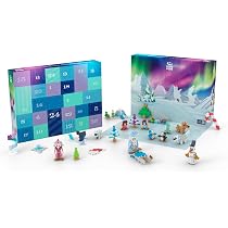 Calendrier De L'Avent Plus-Plus 2024 : 600 Pièces De Construction Avec 25 Surprises Créatives - Jeu Éducatif Pour Enfants Dès 5 Ans