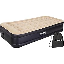 AVENLI Matelas Gonflable Lit Ensemble De Camping Avec Pompe 1 Place 191x73x22cm Lit D'appoint Surface De Couchage Moelleuse Et Floquée Matelas De Voyage Pour Camping Et Maison