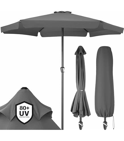 Vervangende Parasolkap Voor De Tuin  2,3 M  Vervangende Parasolkop Voor 8 Armen Vervangende Canvas Parasolhoes Voor Terras Tuin Zwembad Zwevende Parasol