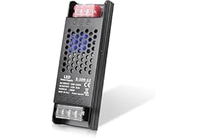 InShareplus LED Driver 12V 100W 8.4A, Slim Power Supply AC 240V to DC Adapter, Constant Voltage Transformer for Strip Lights, Cabinet Lights, Bulbs and Indoor Lamps