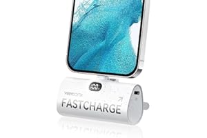 VEEKTOMX 5000mAh Mini power bank 20W Powerbank PD 3.0 Fast Charge zewnętrzna bateria, mała przenośna ładowarka kompatybilna z iPhone 14/13/12/11 Pro Max/XS Max/XR/X/8/7/6/Plus/Airpods, Biały