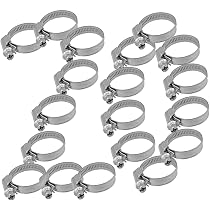 16-teiliges Schlauchschellen Set – Ø 2-4 Cm, Mit Spannverschluss, Für Garten, Auto & Haushalt