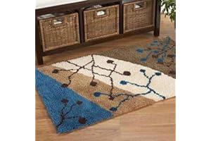 ROCKY&CHAO Tapis à nouer soi-même - Kit de nouage - Pour enfants et adultes - Abstrait