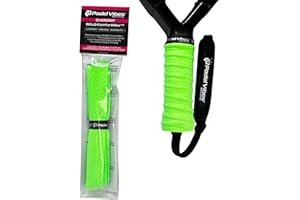 Padel Vibes® BOLD ComfortMax™ Overgrip | Perforated, Ergonomic Overgrips for Padel, Tennis, Badminton, Squash, Racketball | Sweat-Absorbing, Anti-Slip, Durable
