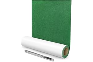 Cahomo Feutrine Autocollante,40 x 150 cm Antiderapant Feutre Adhesive Patin Feutre Meuble,Rouleau de Feutre adhésif Rembourrage de Meubles pour Protection Pied de Table Chaise Canape - Vert
