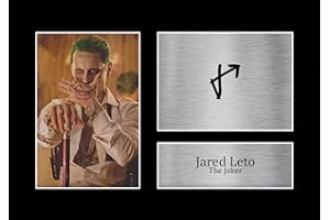 HWC Trading A4 Jared Leto Suicide Squad The Joker Geschenke Geducktes Signiertes Autogramm Foto für Fans von Film Memorabilien - A4