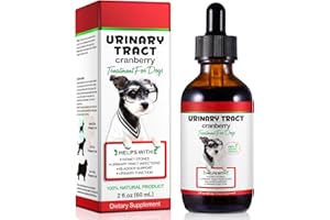 REBODUM Dog Uti Treatment, Dog Urinary Tract Infection Treatment, Urinary Tract for Dogs with Cranberry Extract 60ML