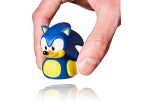 TUBBZ Mini Sonic the Hedgehog kolekcjonerska winylowa gumowa figurka kaczki - oficjalny produkt Sonic the Hedgehog - telewizja dla dzieci, filmy i gry wideo