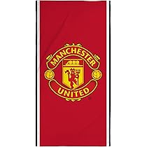 Sous-verres Manchester United Officiels - Lot De 2 En Caoutchouc - 100x100mm - Décoration Fan MUFC