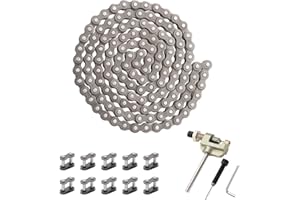 KAMIER 25H Drive Roller Chain 132L Master Links Breaker for Razor MX500 MX650 SX500 Mcgrath Dirt Rocket Bike Kids Electric Off Road Motocross Mini Pit Bike Gas Scooter Moped Super Pocket Bike Parts