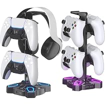 Support Manette Et Casque Gaming - Pour Xbox, PS5, PS4, Switch, Bureau
