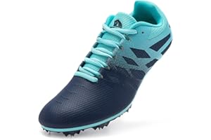 IFRICH Leichtathletikschuhe für Herren, Damen, Kinder, Jungen, Mädchen, 8 Spikes, 100–400 m, Laufschuhe, Rennschuhe, professionelle Sprint-Sport-Sneaker