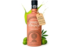 PAGO DE ESPEJO Aceite de Oliva Virgen Extra Arbequina Nueva Cosecha 25/26 Gourmet Cosecha Temprana Extracción en Frío Edición Limitada Ideal para Ensaladas Sabor suave AOVE Premium de Jaén 500ml
