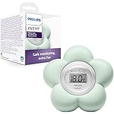 Philips Avent Thermomètre numérique de bain pour bébé, étanche et mesure précise de la température (Modèle ‎SCH480/00)