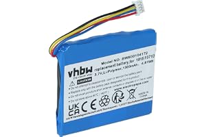 vhbw batteri kompatibel med Texas Instruments TI-Nspire CX, CAS miniräknare (1 300 mAh, 3,7 V, Li-Ion)