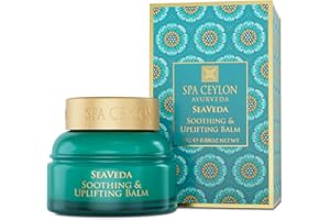 Spa Ceylon SeaVeda Soothing & Uplifting Balm – Citrus, Spearmint & Patchouli Essential Oil Balm, 100% Natural, Vegetarian, Silicone & Paraben Free, 25g