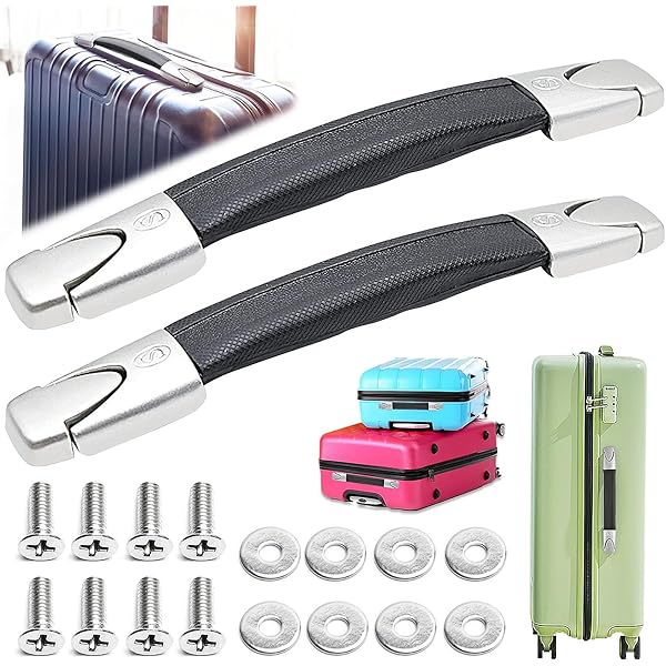 2 Maniglie Di Ricambio Per Valigie - 20 Cm, Plastica Resistente, Facili Da Installare - Foto 6