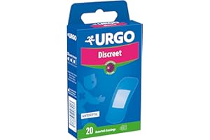 Urgo - Discreet - Apósitos transparentes y ultrafinos - Caja con 20 apósitos