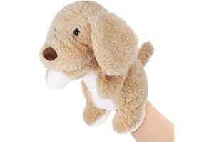 Animal Hand Puppet 11 Inch, Soft Dog Puppets for Kids, Educational Role Play Toys, for Storytelling, Imaginative Pretend Play, Preschool Learning Gifts