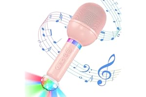 TONOR Bezprzewodowy mikrofon do karaoke dla dzieci, mikrofon bezprzewodowy, prezent i zabawka dla dziewcząt i chłopców, przenośny mikrofon KTV do wielokrotnego ładowania, do śpiewania, bezprzewodowy