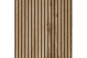 Nord Plus - Paneles de pared de MDF, paneles acústicos, decoración interior, tatuajes de pared, material MDF 3D, 1 unidad = 0,54 m²/1 unidad = 90 cm x 60 cm x 1 cm