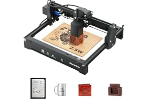 Genmitsu Kortek lasergravyr, 2,5 W, 200 x 150 mm, bärbar gör-det-själv-gravyr, för pyssel, trä, läder, papper, ark och fibrer