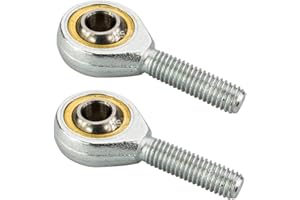 [ JBS basics ] Gelenkkopf [ M5 M6 M8 M10 M12 Außengewinde Innengewinde Rechts Links ] Uniballgelenk Gelenklager Kugelgelenk Lager Spur Industrie Metall (M6 ► Innengewinde, ► Rechtsgewinde, 2)