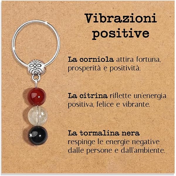 Set Di 2 Portachiavi In Cristallo – Portafortuna E Regalo Di Buona Fortuna Per Nuove Amicizie, Lavoro, Donne, Energia Positiva