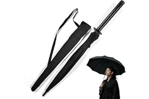 Swords and more One Piece Regenschirm, 16K Premium Version Umbrella, Anime Schirm groß Katana Samurai Schwert Regen Schirm, Sonnenschirm uv schutz Sturmfest mit langem Griff