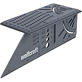 wolfcraft Squadra 3D I 5208000 I Per La Lavorazione Di Pezzi Tridimensionali,Grigio, in Plastica, ‎21.2 x 6.2 x 7.4 cm, 120 g