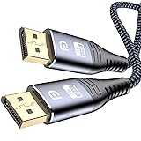 4K DisplayPort Cable 3m,Avibrex DP to DP Lead Cable High Speed Nylon Braided Supports 4K@60Hz,2K@165Hz,2K@144Hz,3D…