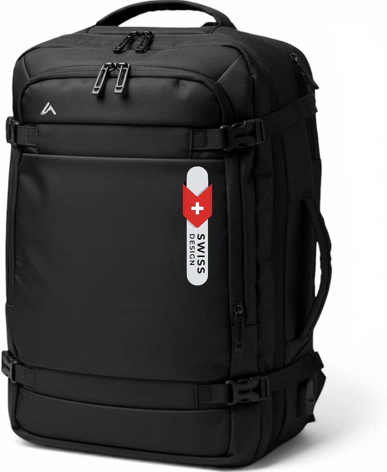 + Zermatt - HØRN Mochila de Viaje cabina avión 40x20x25 extensible a 45-30-25. para Cabina Equipaje de Mano Backpack para portatil de 13"-15.6"-17" Mochila (Solo MOCHILA)
