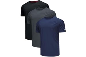 Chenjunrong 3er Pack Sport Tshirts Herren Funktionsshirt Schnelles Tricking Atmungsaktives Trainingsshirt Rundhals Kurzarm Tshilt Herren Fitness Shirt Trainingsshirt Für Laufen Workout Laufshirt