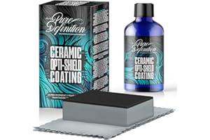 Pure Definition Ceramic Coating Kit, Over 3 Years Car Paintwork Protection, Hydrophobic Water Beading Paint Sealant, Ceramic Opti-Shield Comes With Cloth and Applicator Pad