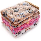 luciphia 3 Pack Blankets for Dogs, Cats, Pets Printed and Soft Paw Cloths, Multicolour, Small (60 x 40 cm)