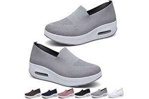 CLYQUE Orthopedic Sneaker for Women, Scarpe Donna Orthopedic Sneaker, Scarpe Traspiranti e Casual con Cuscino d'Aria Scarpe Ortopediche Antiscivolo per Cuscino d'Aria Scarpe da Passeggio Slip-on