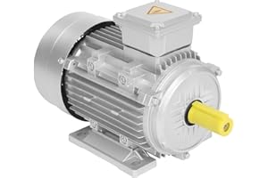 CUTYCATY Elektromotor 230/400V 3KW 1435 RPM Drehstrommotor Energiesparmotor S1 B3 Wellendurchmesser 28mm (3 KW)
