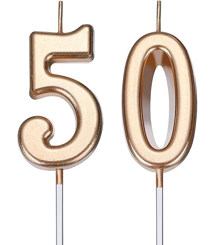 Lot De 6 Bougies Longues En Forme De Couronne Dorée Avec 6 Bougies D