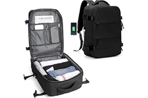 SZLX Zaino Ryanair 40x20x25 Donna Zaino da Viaggio Aereo Bagaglio a Mano Uomo Borse da Cabina per Ryanair 40x20x25 Zaino Impermeabile Porta Laptop 14 Pollici Zaino da Lavoro Travel Backpack