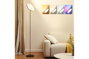 OTREN Lampada da Terra LED Dimmerabile, 36W Piantana Lampada da Terra con Telecomando e Controllo Tattile, Illuminazione Ambiente RGB per Soggiorno Camera da Letto e Ufficio