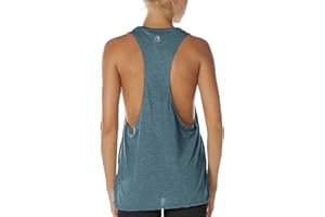 icyzone Canotta Donna Sportiva Senza Schienale Lunga, Traspirante e Sciolto T-Shirt per Fitness Yoga Corsa