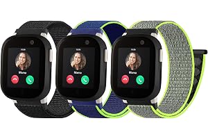 JUVEL Barnarmband kompatibelt med Xplora X6 Play armband, sportnylonarmband för Xplora X6 Play Gen 1 Gen 2 Pro – flickor pojkar ersättningsarmband för barn Smartwatch, 3 stycken