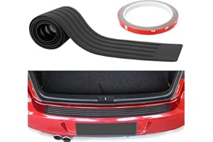 HPAMBA Protezione per Paraurti Striscia per Piastra Battitacco per Auto Nera Protezione Paraurti Posteriore Proteggi e Nascondi Graffi per Auto Protezione Paraurti Universale Anticollisione per Portiera 3PCS