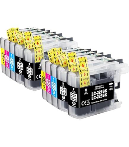Cartridgeify LC-223 XL Druckerpatronen Kompatibel mit Brother LC223 LC-221 LC221 Patronen, für