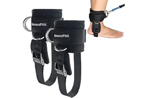 HEMERAPHIT Chevilles réglables pour Cable Machine Femmes Hommes Chevilles réglables pour Kickbacks Glute Workouts Leg Extensions