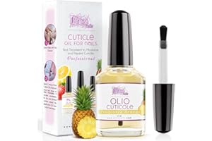 PICS NAILS Olio Cuticole Unghie per mani e piedi Professionale 12ml - Fragranza Ananas - Olio Idratante e Rigenerante per Cuticole di Mani e Piedi