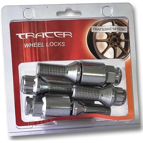 Felgenschloss Typ B - M14x1,5-28 mm zweiteilig - L: SW 17 - Kugel  